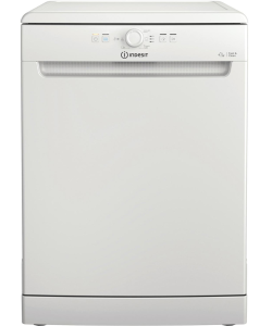 Indesit D2FHK26UK WHITE Fs Full Size Dishwasher, 14 Place, E, 9.5L, 49Db, 6 Progs