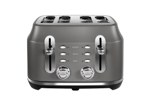 Rangemaster RMCL4S201GY Classic 4 Slice Toaster - Grey