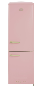 Cda 1194113 Retro 60/40 freestanding fridge freezer Florence Tea Rose