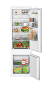 Bosch KIV87NSE0G 54.1cm 70/30 Built In Fridge Freezer - White
