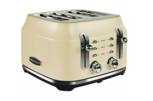 Rangemaster RMCL4S201CM Cream Classic 4 Slice Toaster
