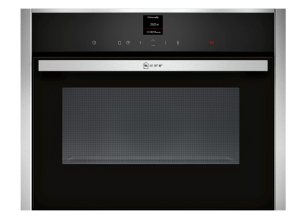 Neff C17UR02N0B Up to 900W Microwave electronic ClearText small TFT display Touch Control buttons