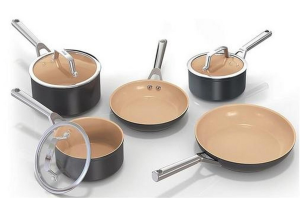 Ninja CW95000UK Cookware 5-Piece Set - Apricot & Grey