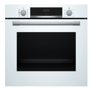 Bosch HQA534BW3B White Red Led Display, 7 Functions,Added Steam, Ecoclean Back
