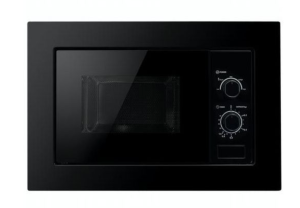 Cata UBPBK20LC.1 60cm Black 20L Solo Microwave Rotary Controls