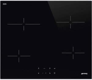 Smeg SE264TD1 60cm 4 Zone Straight Edge Glass Ceramic Hob with Touch