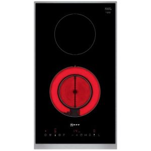 Neff TL13FD9T8 30cm Ceramic Domino hob, 2 QuickLight zones, Touch Control, 17 power levels