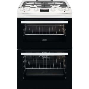 Zanussi ZCK66350WA Dual Fuel 60cm Double Oven 