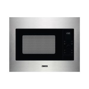Zanussi ZMSN4CX 25L Black centre with Antifingerprint Stainless steel frame, Semi built in, Top con