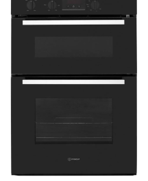 Indesit IDD6340BL Black Black Built In Double Oven