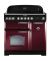 Rangemaster 90240 Classic Deluxe Induction 90cm Electric Range Cooker Cranberry & Chrome