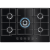 Aeg HKB75450NB 75cm Flamelight, Gas On Glass Hob, StepPower controls, LED display with minute minde