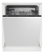 Beko BDIN16431 Integrated Full Size Dishwasher - Black Control panel - 14 Place Settings