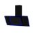 Cata UBAHALO9 90cm Black Angled Glass RF Hood with Blue Ambient Light