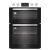 Hotpoint DIH 10D W Built In Electric Double Oven in White and Stainless Steel