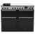 Rangemaster EDDLB110DFGBLK/CM1 Edge Deluxe BC 110cm Dual Fuel Black (Glass)