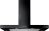 Rangemaster 105190 Flat Black 110cm Chimney Hood