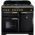 Rangemaster - 100cm Classic Deluxe Induction Range 115570 Black and Brass