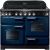 Rangemaster 113090 Classic Deluxe 110cm Electric Cooker with Induction Blue and Chrome