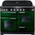 Rangemaster 113070 Classic Deluxe 110cm Electric Cooker with Induction Green and Chrome