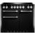 Mercury 1082 Induction Range Cooker in Ash Black - 97790 (MCY1082EIAB)
