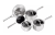 Ninja C65000UK Cookware 5-Piece Set - Silver
