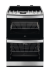 Aeg CCB6741ACM S-Steel 60cm Electric Ceramic Double Oven, 4 Fast heat Cooking Zones, Catalytic cavi