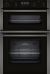 Neff U2ACH7AG7B CircoTherm Main oven, 8 functions, 2nd oven 4 functions. Electronic, LCD display and