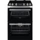 Zanussi ZCI66278XA 60cm Electric Double Oven with Induction Hob