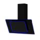 Cata UBAHALO7 70cm Black Angled Glass RF Hood with Blue Ambient Light