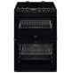 Aeg CCX6740ACM Stainless Steel 60cm Double Oven with Multi-function main oven