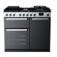 Rangemaster EDDL100DFGBLK/CM1 Edge Deluxe 100cm Dual Fuel Black (Glass)