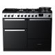 Rangemaster EDDLO110DFGBLK/CM1 Edge Deluxe OC 110cm Dual Fuel Black (Glass)