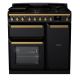 Rangemaster ESDL90DFPGBL/CM1 Estel Deluxe 90cm Dual Fuel Gloss Black
