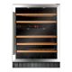 CDA FWC604SS Freestanding/under counter wine cooler, Dual temperature zones, 