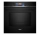 Siemens HM778GMB1B Single Oven with activeClean Black with steel trim