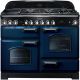 Rangemaster 112910 Classic Deluxe Duel Fuel 110cm  Range Cooker Blue and Chrome