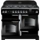 Rangemaster 116780 Classic 110cm Duel Fuel Cooker Black and Chrome