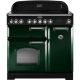 Rangemaster 113690 Classic Deluxe 90cm Induction Range Cooker Green and Chrome