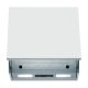 Indesit IAEINT66LSGR White/Silver Integrated Hood White With Sliver Trim