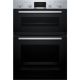 Bosch MBA533BS3B Series 4, 60cm Built In Double Oven - Stainless Steel