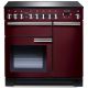 Rangemaster 97890 Professional Deluxe 90cm Electric Range Cooker With Induction Hob - Cranberry