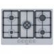 Bosch PGQ7B5K90 75cm, 5 burners, 3.3kW Wok, 3 Dishwasher suitable cast iron pan supports, new standa