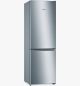 Bosch Serie 2 KGN33NLEAG Fridge Freezer - 60 cm - 279 litre - Inox
