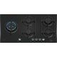 Neff T29RHS4S0 90cm Black Tempered Glass, 5 burner, LED display, 5.0kW Wok burner, Optimised FlameSe