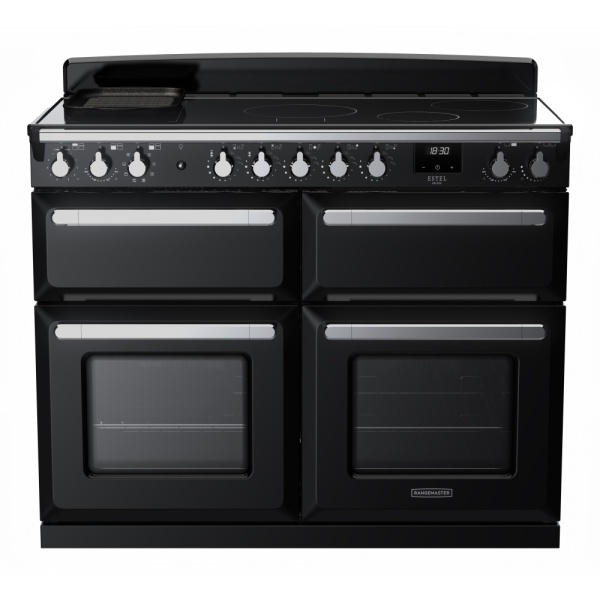 Rangemaster ESDLB110EIPGBL/CM1 Estel Deluxe BC 110cm Induction Gloss Black