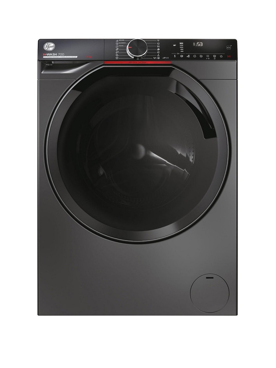 Hoover H7W 69MBCR-80 H-Wash 700, 9kg 1600rpm Washing Machine, Graphite