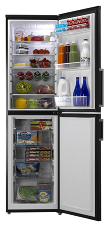 HOOVER HVBF5192BHK Fridge Freezer Black