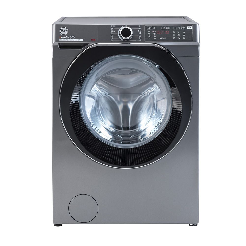 Hoover HWDB 610AMBCR H-Wash 500, 10kg 1600rpm Washing Machine, Graphite