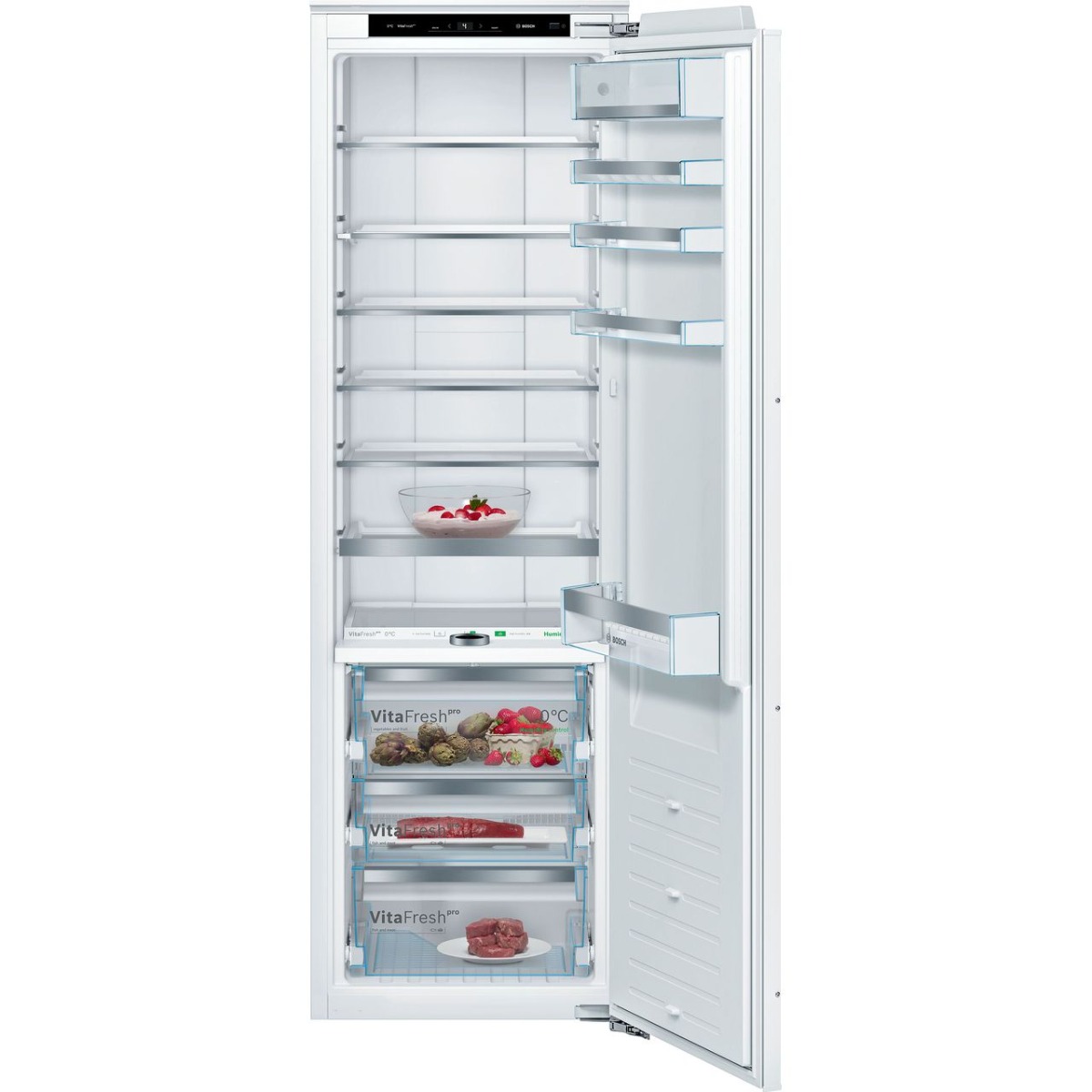 Bosch KIF81PFE0 Serie 8 Built in Single door Fridge 177cm Height